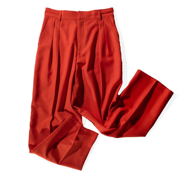 Kallmeyer Houghton Pleated Trouser in Tomato