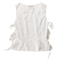 Kallmeyer Liela Apron Top in White