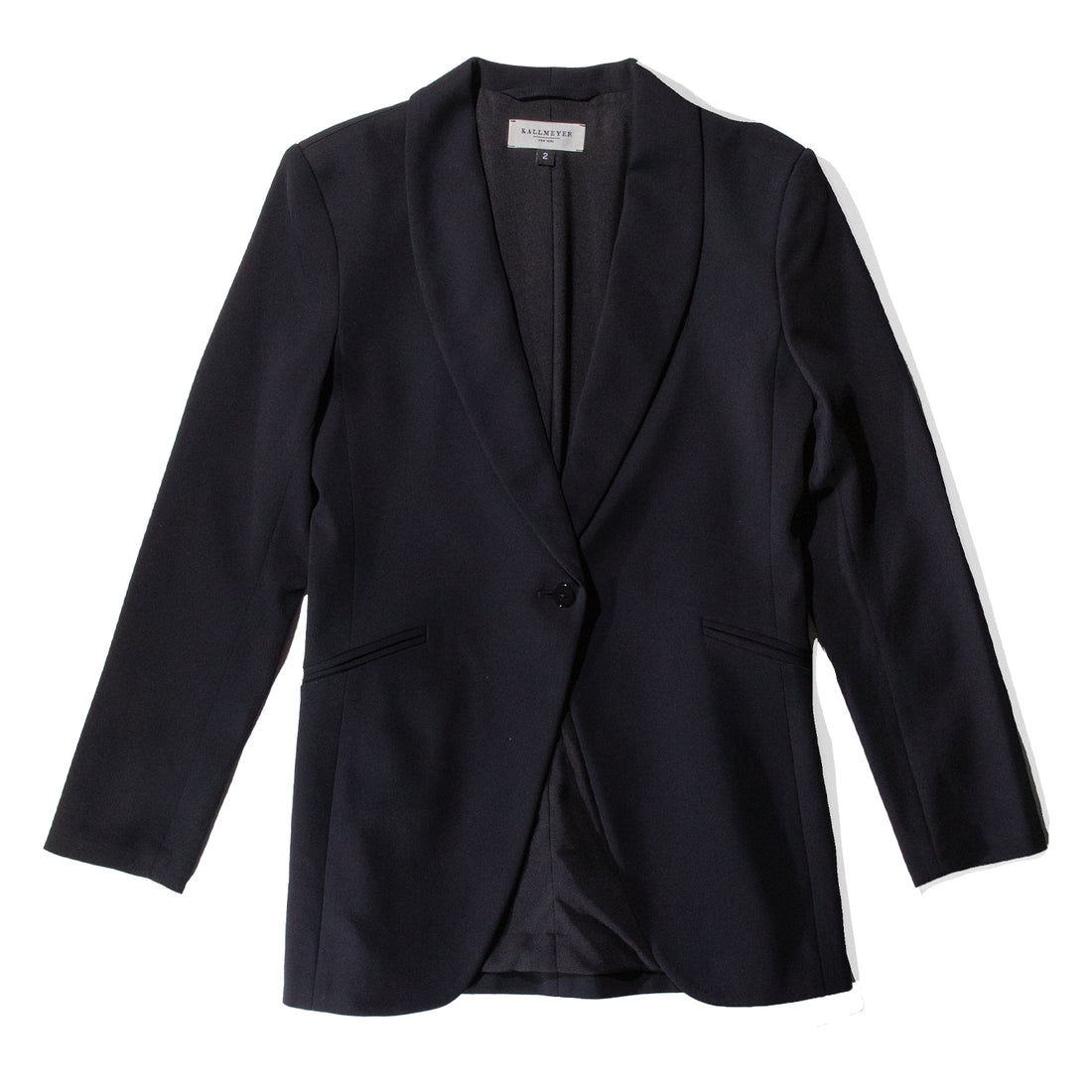 Kallmeyer Mia Shawl Collar Blazer in Black