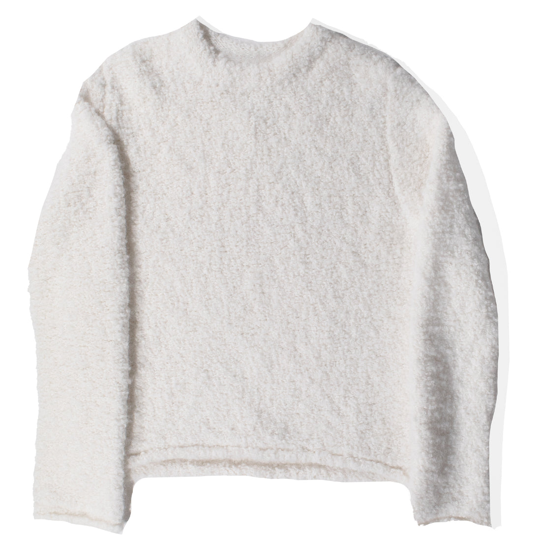 Lauren Manoogian Boucle Crewneck in White