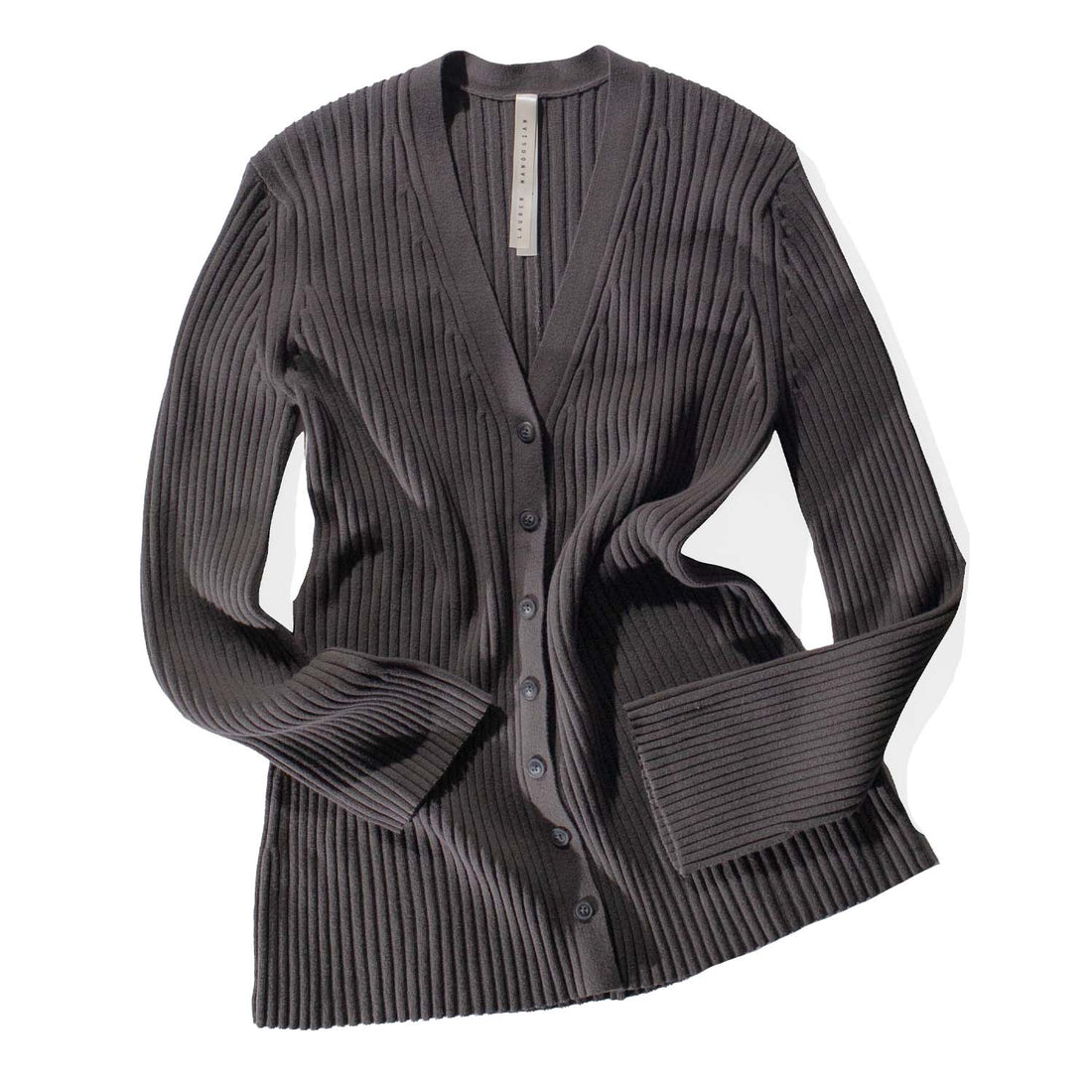 Lauren Manoogian Column Cardigan in Coal