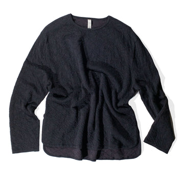 Lauren Manoogian Diamond Quilt Pullover in Ink