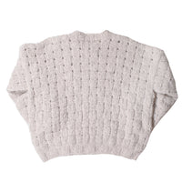 Lauren Manoogian Handknit Interlace Pullover in Pebble