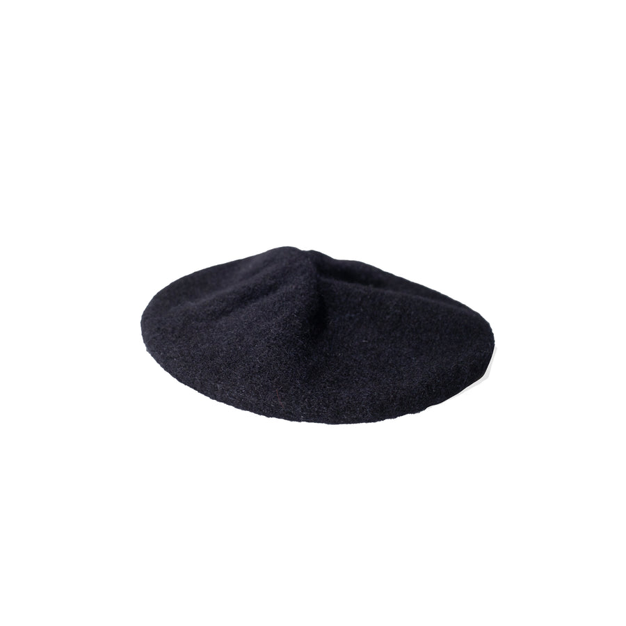 Lauren Manoogian Horizontal Beret in Black Melange