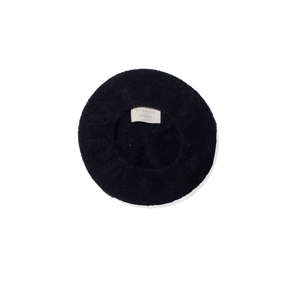 Lauren Manoogian Horizontal Beret in Black Melange