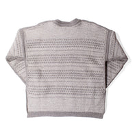 Lauren Manoogian Jacquard Crewneck in Rock/Alabaster