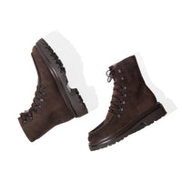 Legres College Boots in Suede in Brown