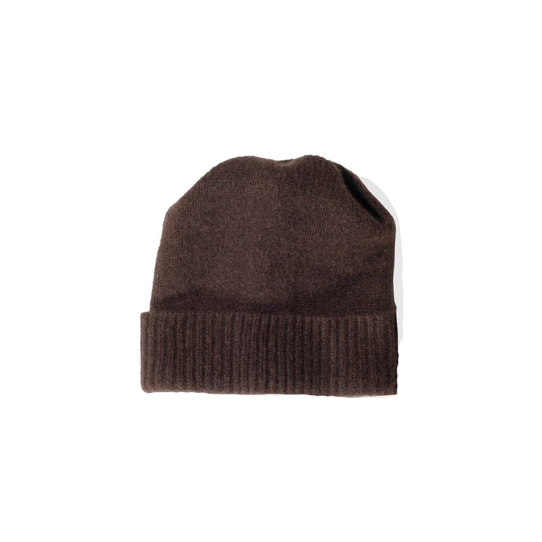 Mature Ha Yak Pleats Knit Cap in Brown