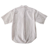 Nicholson & Nicholson Colby Shirt in Off White Stripe