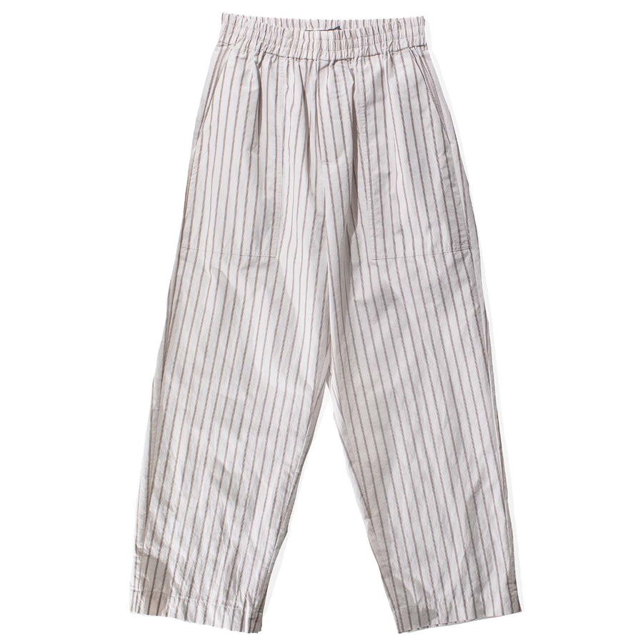 Nicholson & Nicholson Harby Pant in Off White Stripe