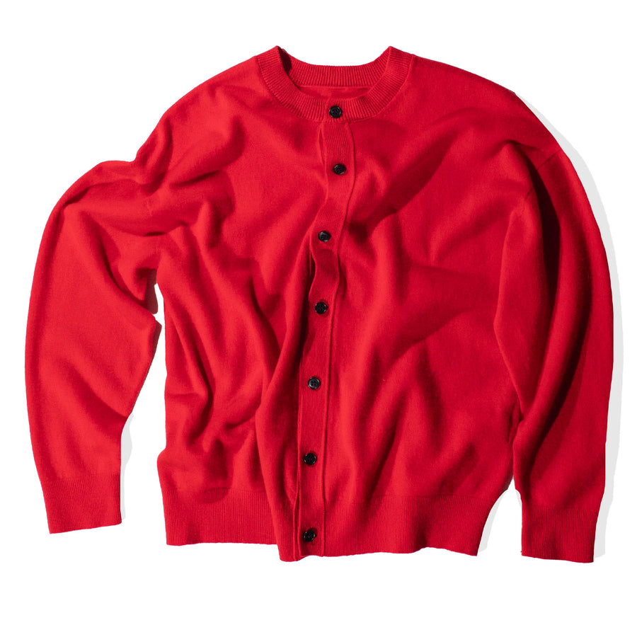 Nicholson & Nicholson Maggie Knit Cardigan in Red