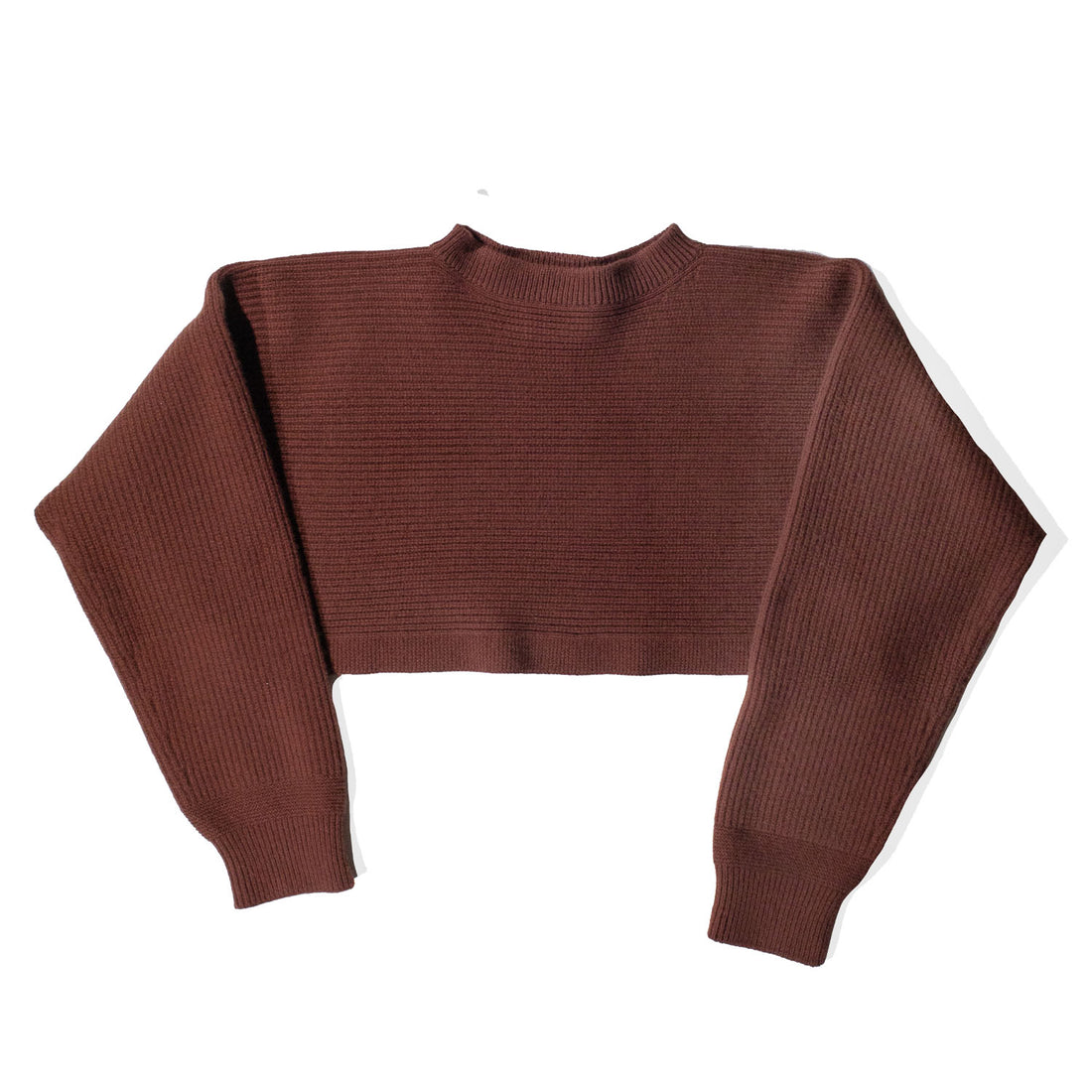 Nicholson & Nicholson Pigalle Cropped Sweater in Brown