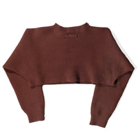 Nicholson & Nicholson Pigalle Cropped Sweater in Brown