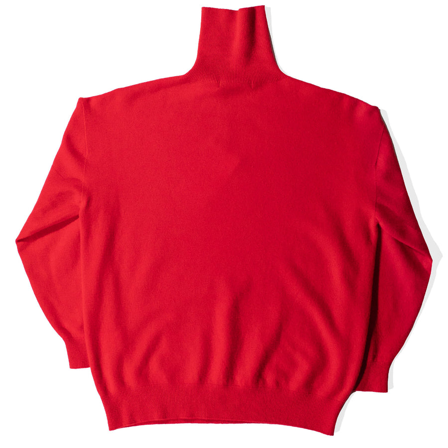 Nicholson & Nicholson Polly Knit Turtleneck in Red