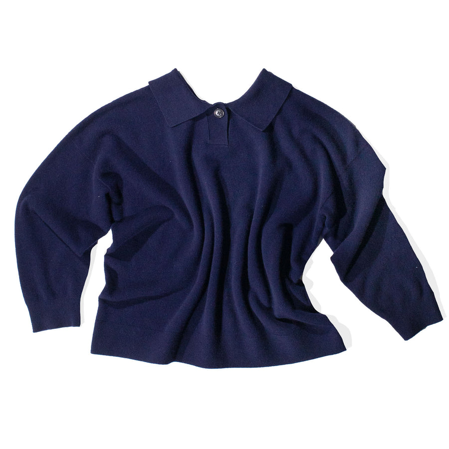 Nicholson & Nicholson Tess Knit Top in Navy