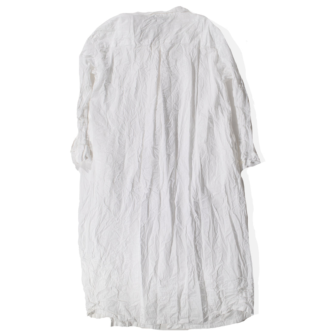 Pas de Calais Cotton Dobby Shirt Dress in White