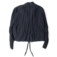 Pas de Calais French Linen Short Jacket in Black