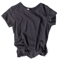 Pas de Calais Recycled Cotton Crew Neck in Charcoal