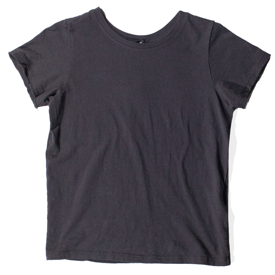 Pas de Calais Recycled Cotton Crew Neck in Charcoal