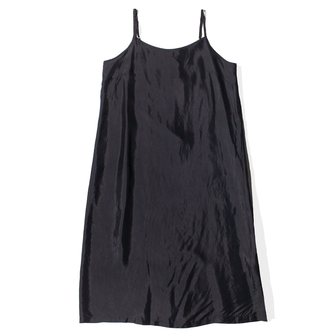 Pas de Calais Taffeta Slip Under Dress in Black