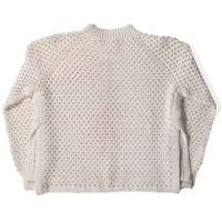 Proche Chunky Pointelle Jumper in Cream