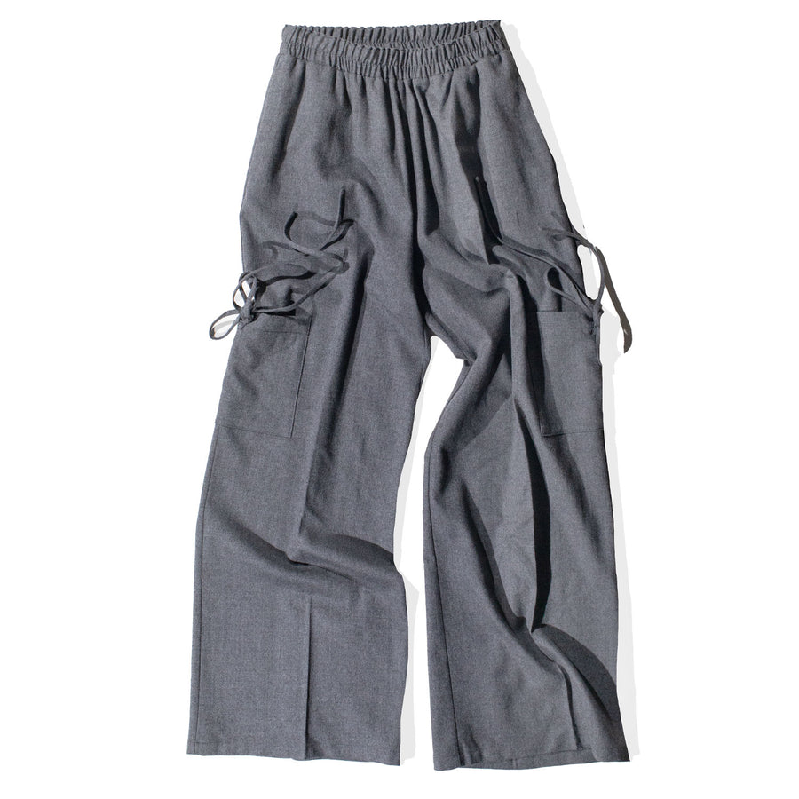 Proche Wool Cargo Sunday Pant in Heather Navy