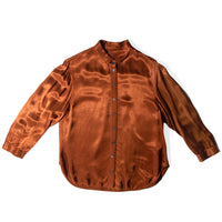 Raquel Allegra Lauren Blouse in Cognac