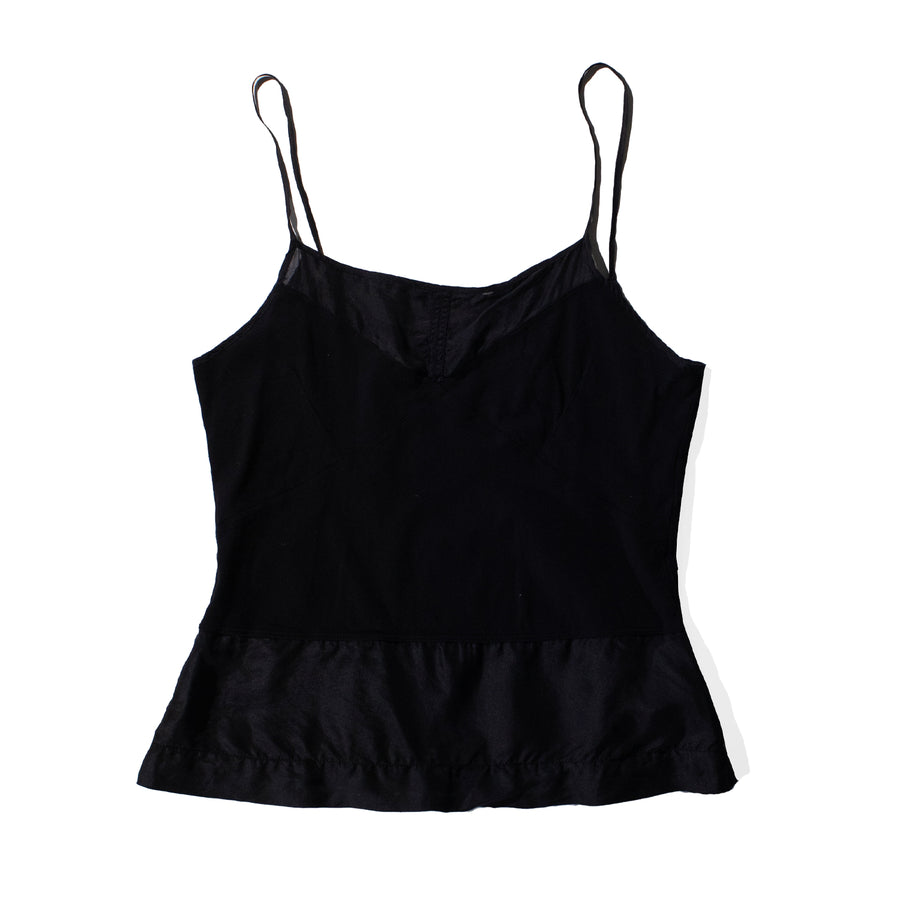 Raquel Allegra Fulani Tank Top in Black