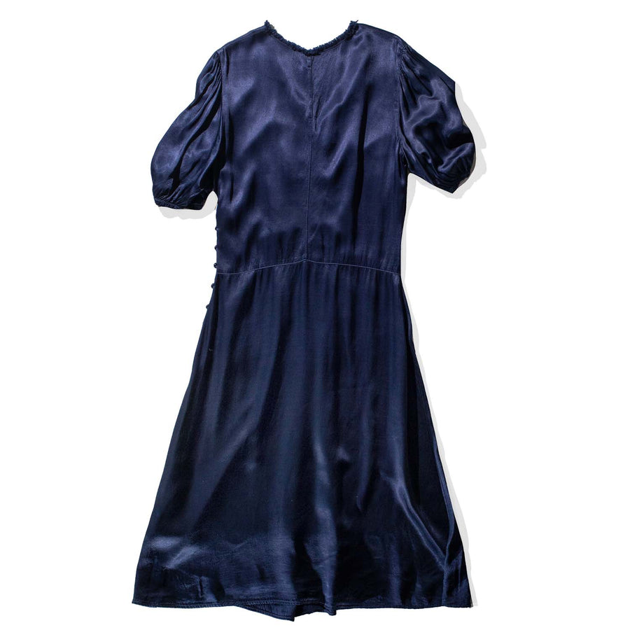 Raquel Allegra Lagos Midi Dress in Midnight