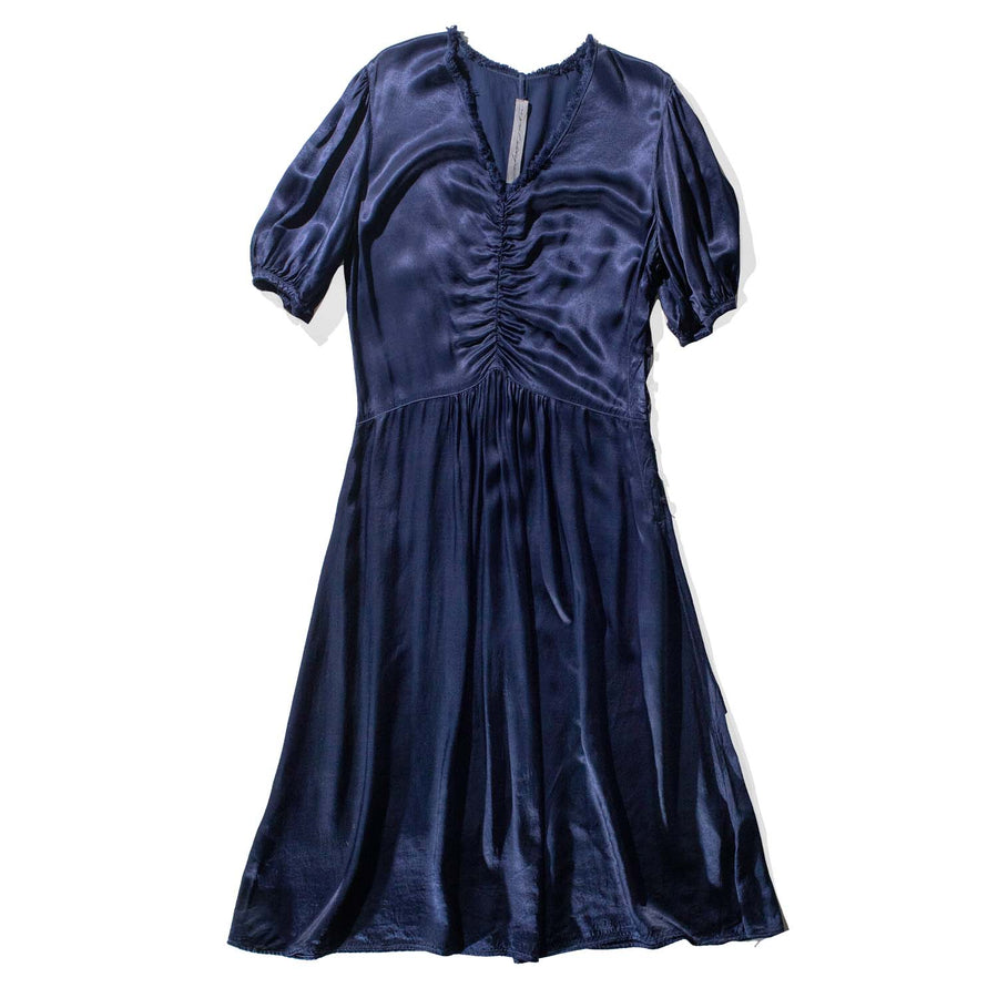 Raquel Allegra Lagos Midi Dress in Midnight