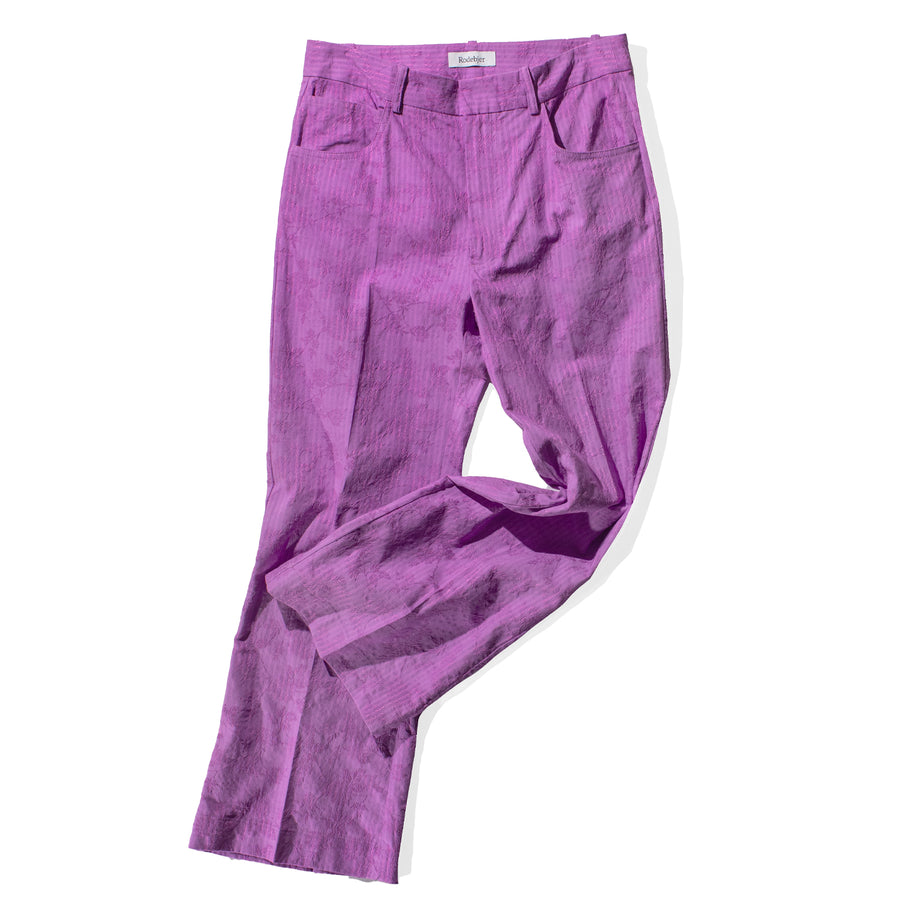 Rodebjer Miso Stripe Pants in Orchid