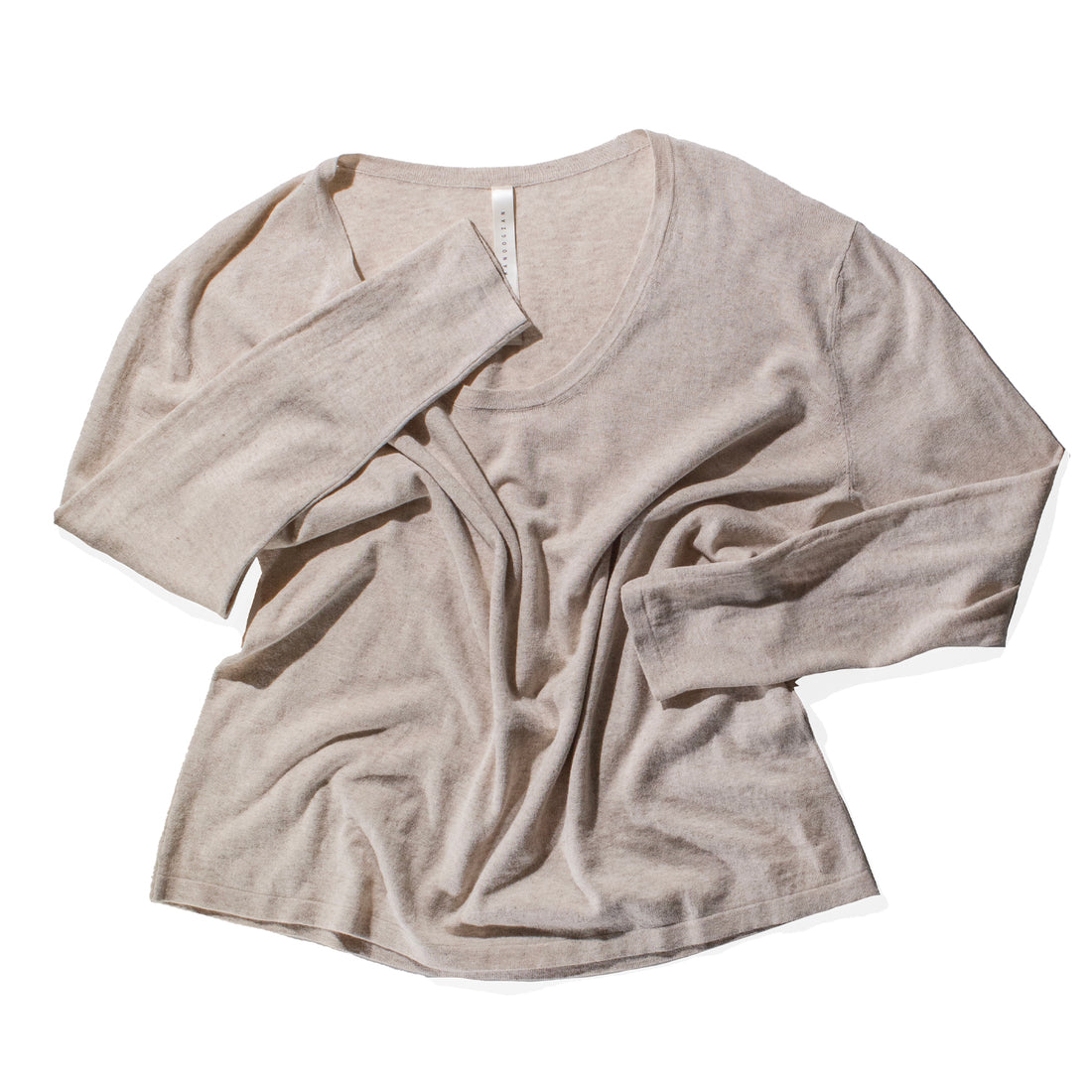 Lauren Manoogian L/S U Neck in Flax