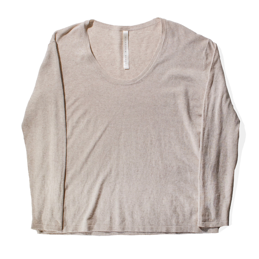 Lauren Manoogian L/S U Neck in Flax