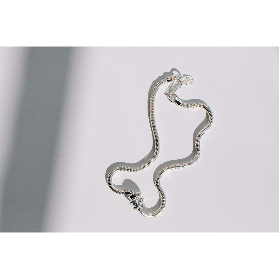 Sapir Bachar Vessel Snake Choker in Sterling Silver