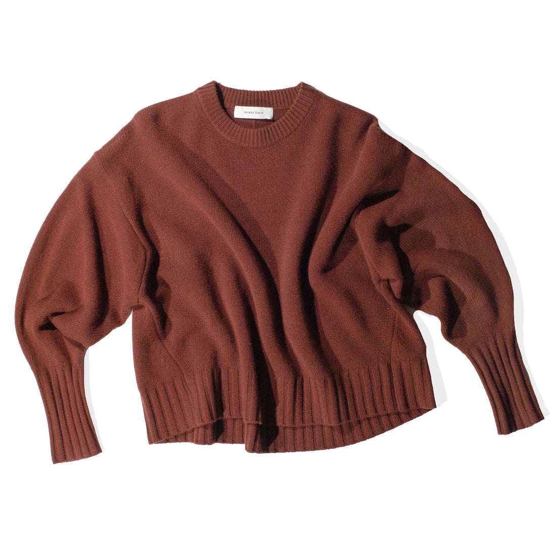 Sayaka Davis Balloon Sleeve Sweater in Cinnamon