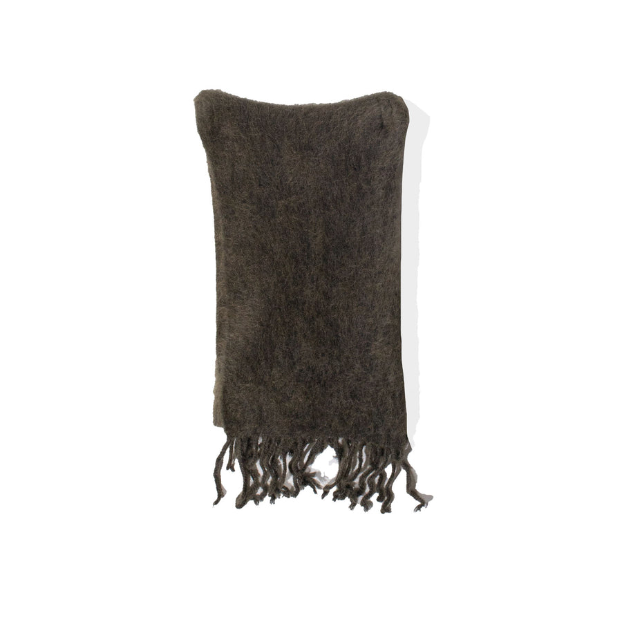 Sayaka Davis Brushed Mohair Scarf in Olive