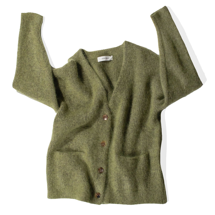 Sayaka Davis Mohair Cardigan in Matcha