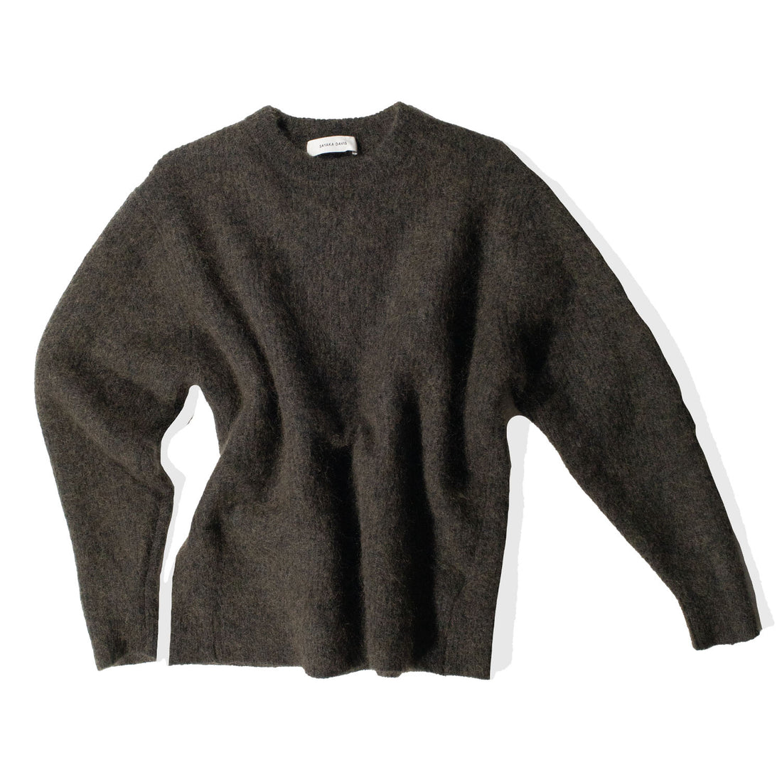 Sayaka Davis Mohair Sweater in Olive