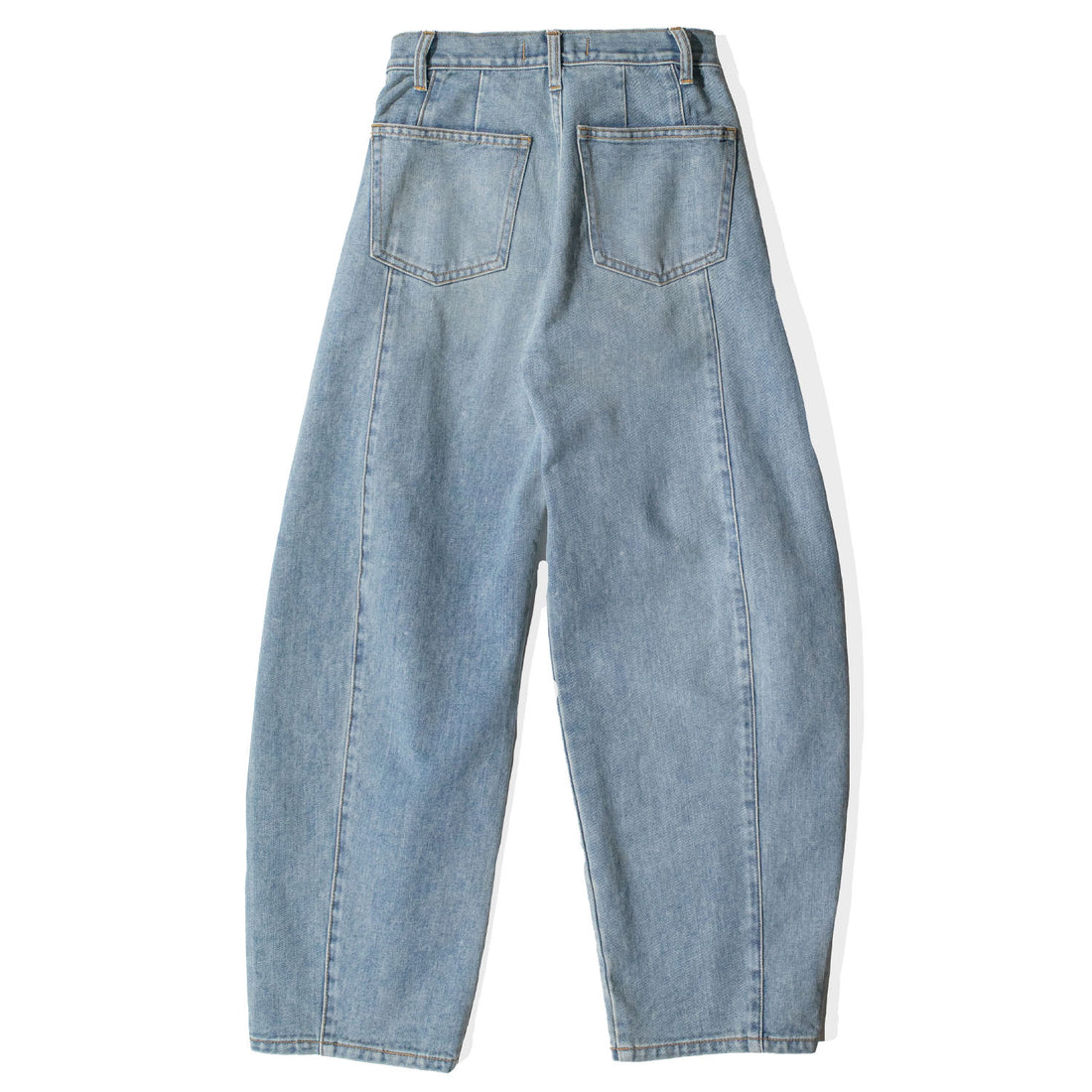 Sayaka Davis Barrel Denim Pants in Light Blue