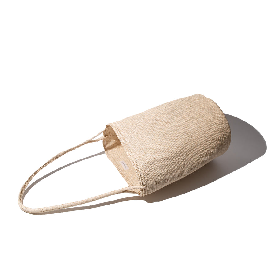 Shaina Mote Cylinder Bag in Seagrass