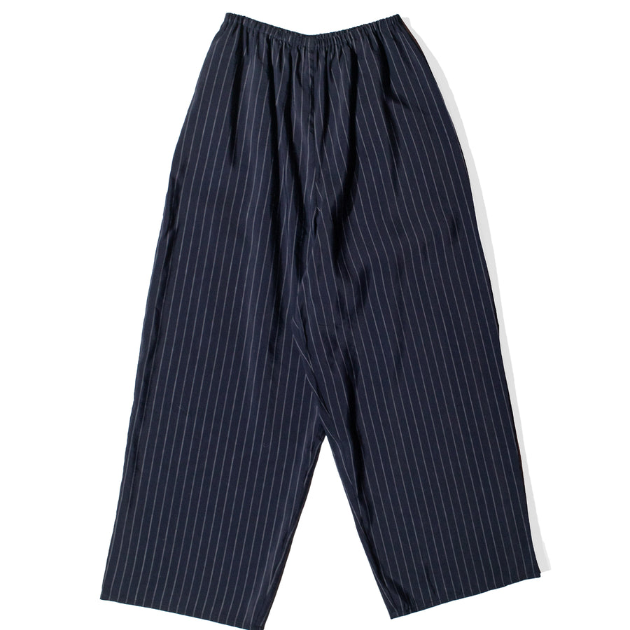 Shaina Mote Palma Pant in Navy Pinstripe