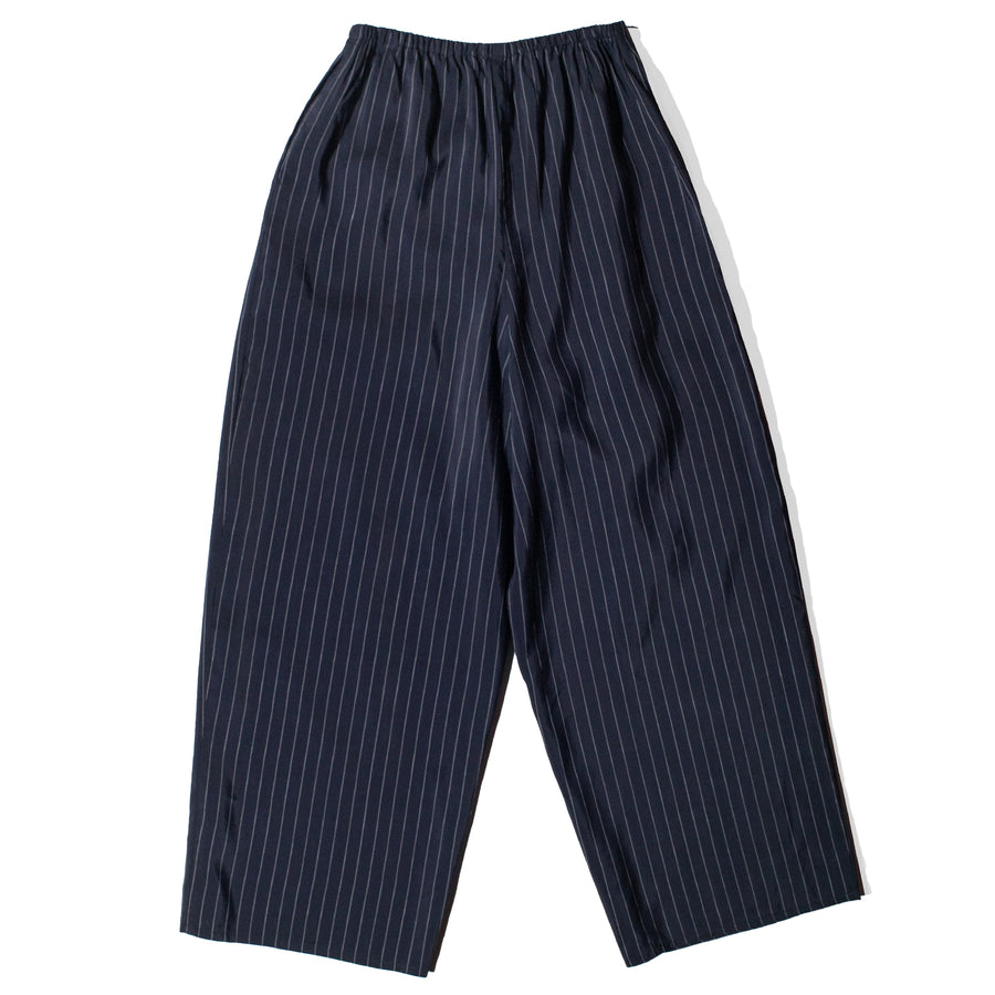 Shaina Mote Palma Pant in Navy Pinstripe