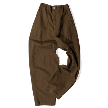 Shaina Mote Painter Pant in Dark Olive