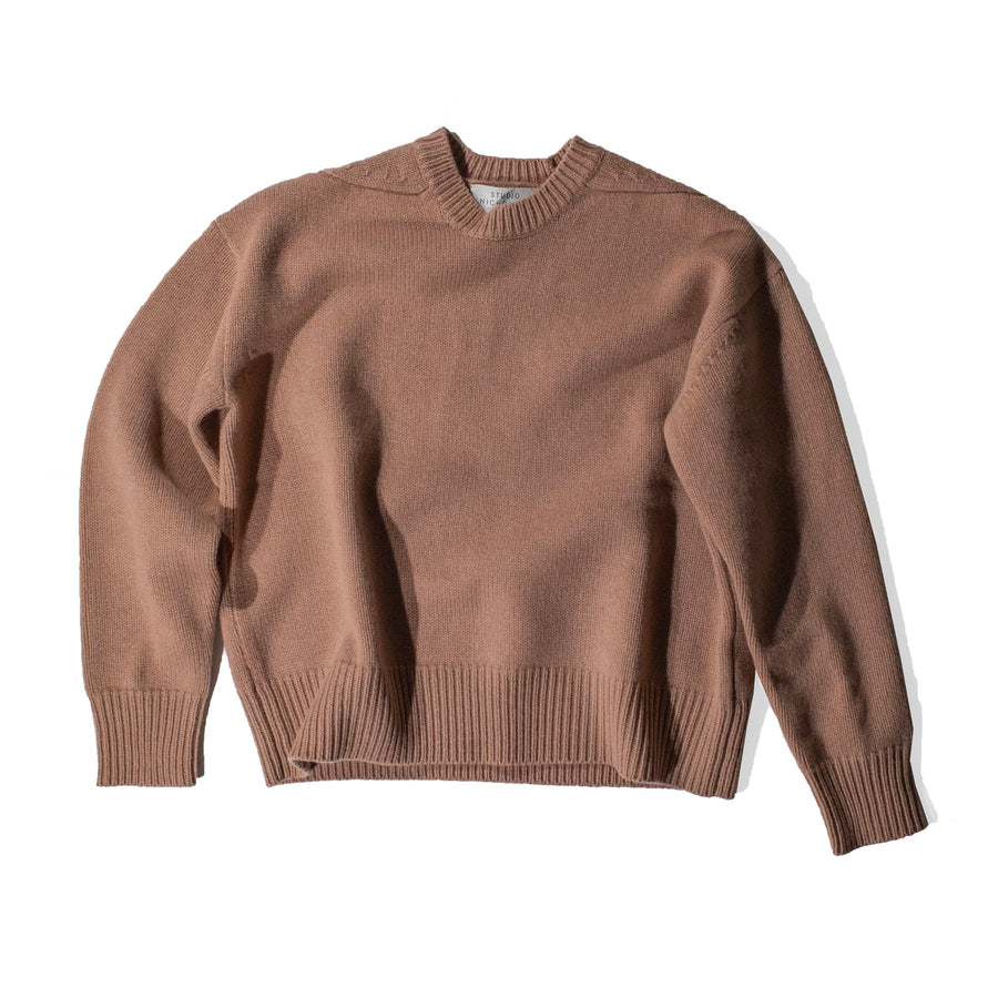 Studio Nicholson Lago Sweater in Camel