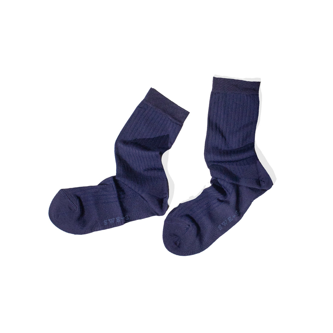 Swedish Stockings Alexa Silk Touch Socks in Navy