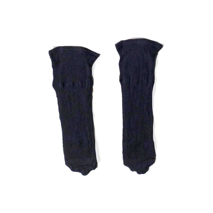 Swedish Stockings Erica Crochet Sock in Black