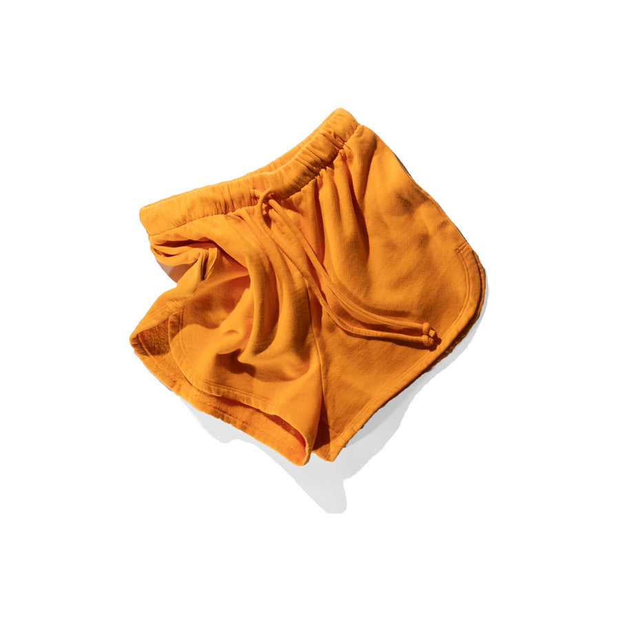 Toit Volant Jenny Running Shorts in Tangerine