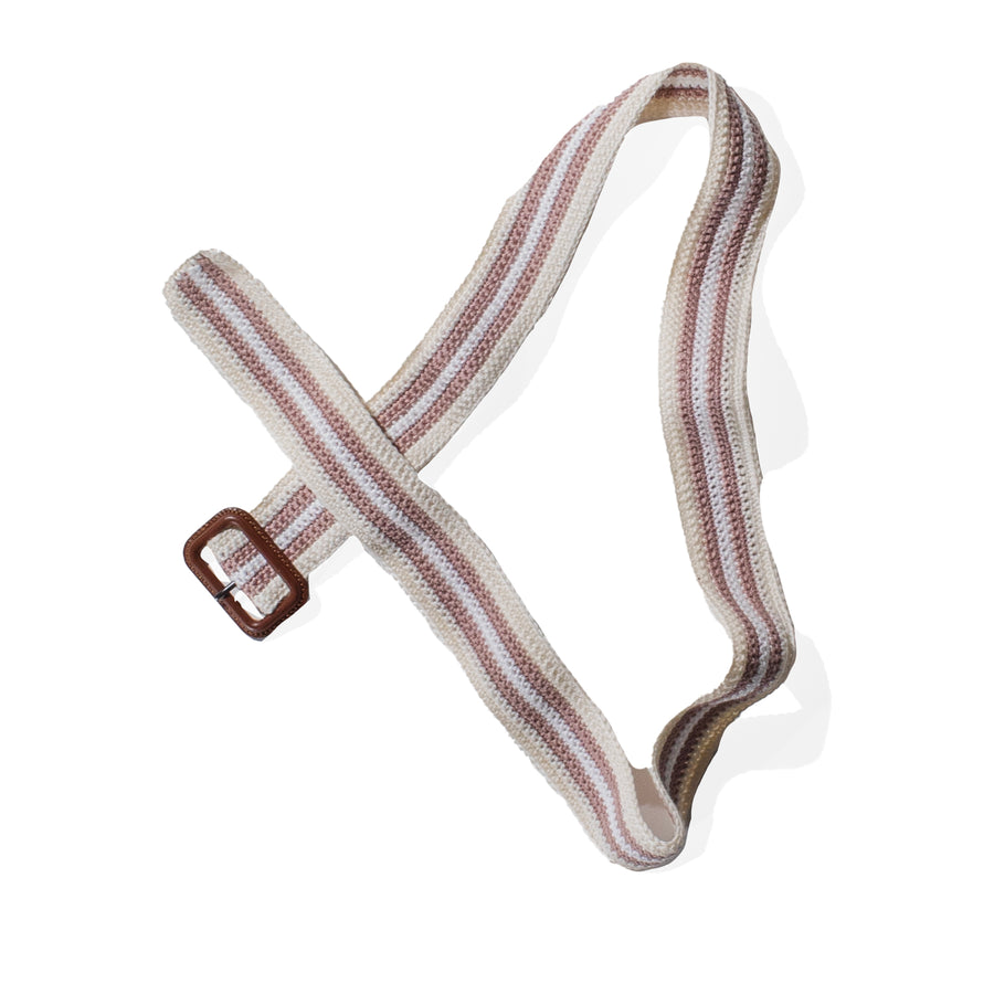 Diotima Donahue Belt in Cream Multi