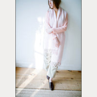 Sayaka Davis Brushed Mohair Scarf in Blush