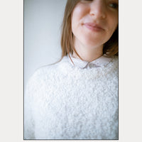 Lauren Manoogian Boucle Crewneck in White